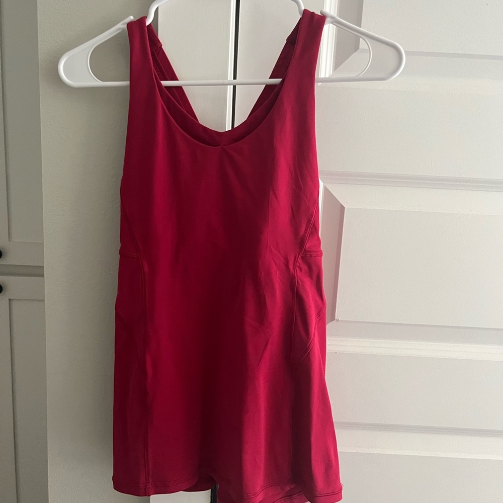 Women’s Racerback Athletic Tank - Berry Pink. Lululemon size 4